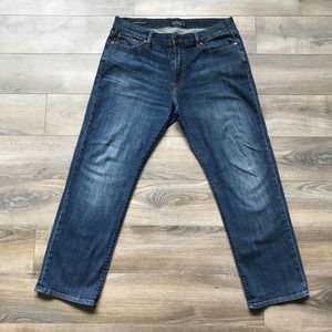 Mens Lucky Brand Medium Wash 363 Vintage Straight Stretch Jeans | 36x30